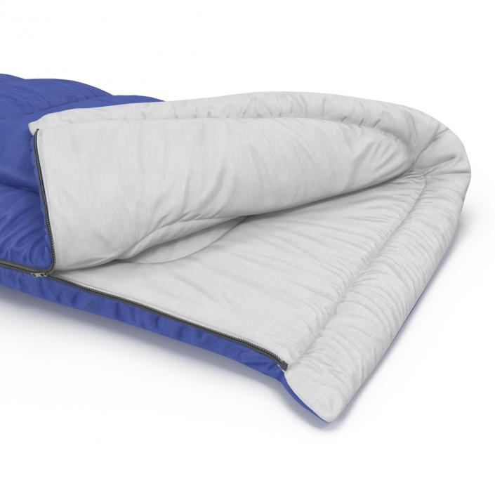 Sleeping Bag Blue 3D