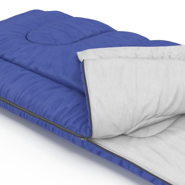 Sleeping Bag Blue 3D