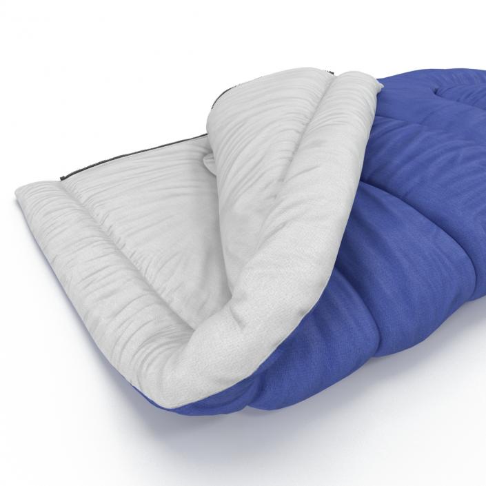 Sleeping Bag Blue 3D