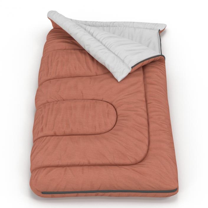 3D Sleeping Bag Brown model