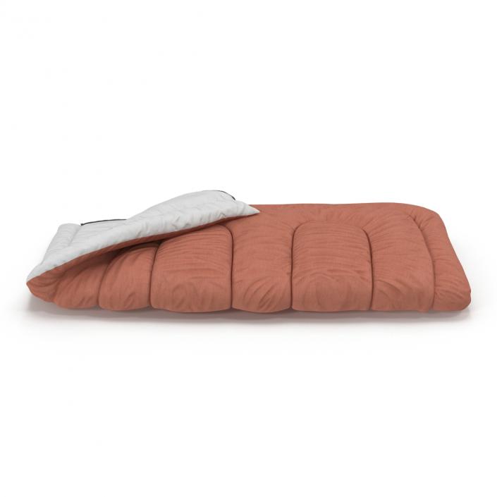 3D Sleeping Bag Brown model