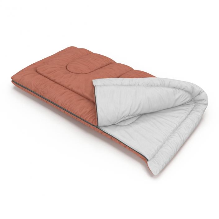 3D Sleeping Bag Brown model