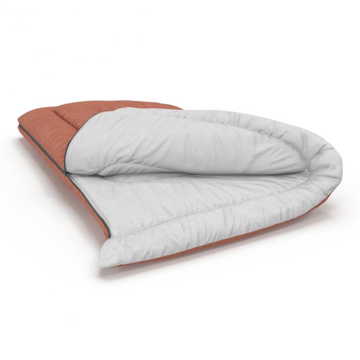 3D Sleeping Bag Brown model