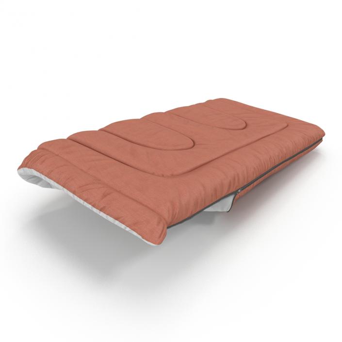 3D Sleeping Bag Brown model