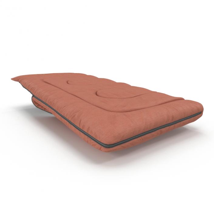 3D Sleeping Bag Brown model