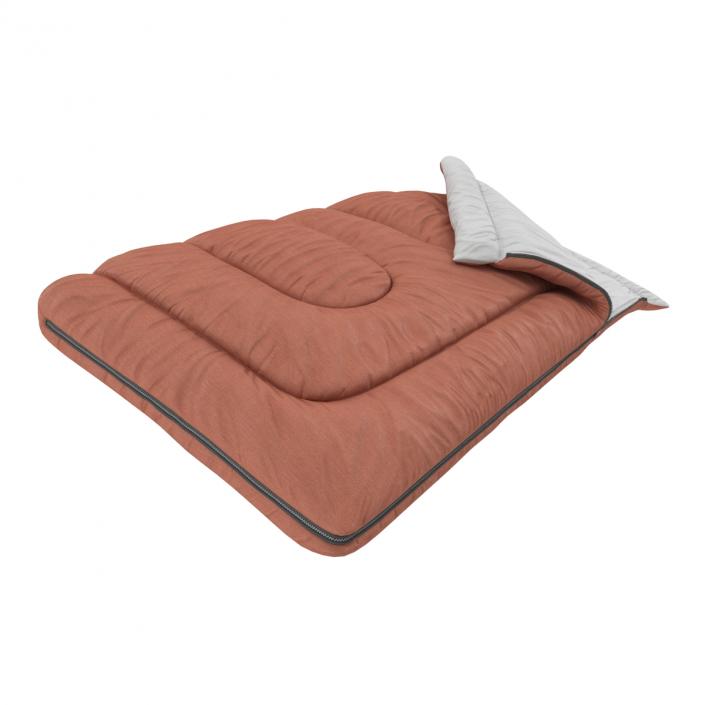 3D Sleeping Bag Brown model