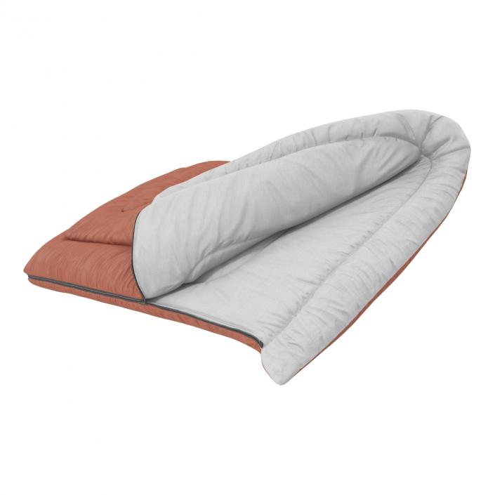 3D Sleeping Bag Brown model