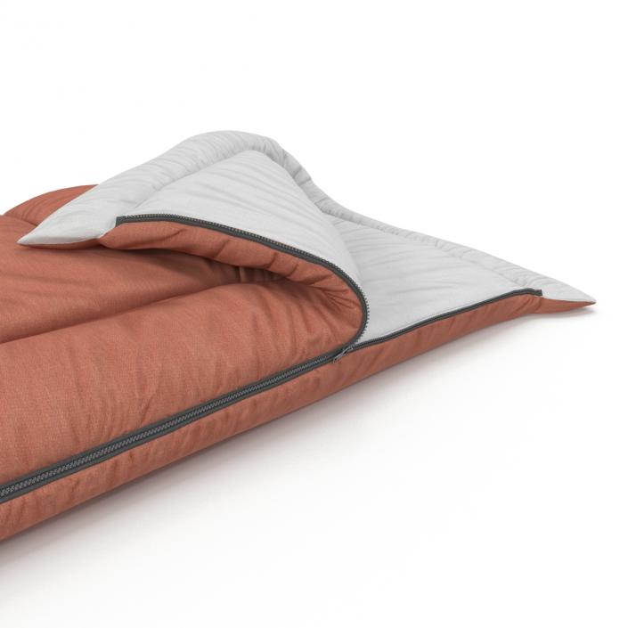 3D Sleeping Bag Brown model