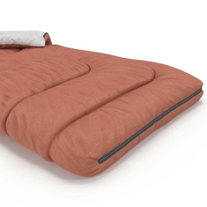 3D Sleeping Bag Brown model