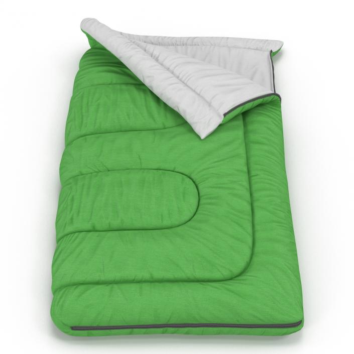 3D Sleeping Bag Green model