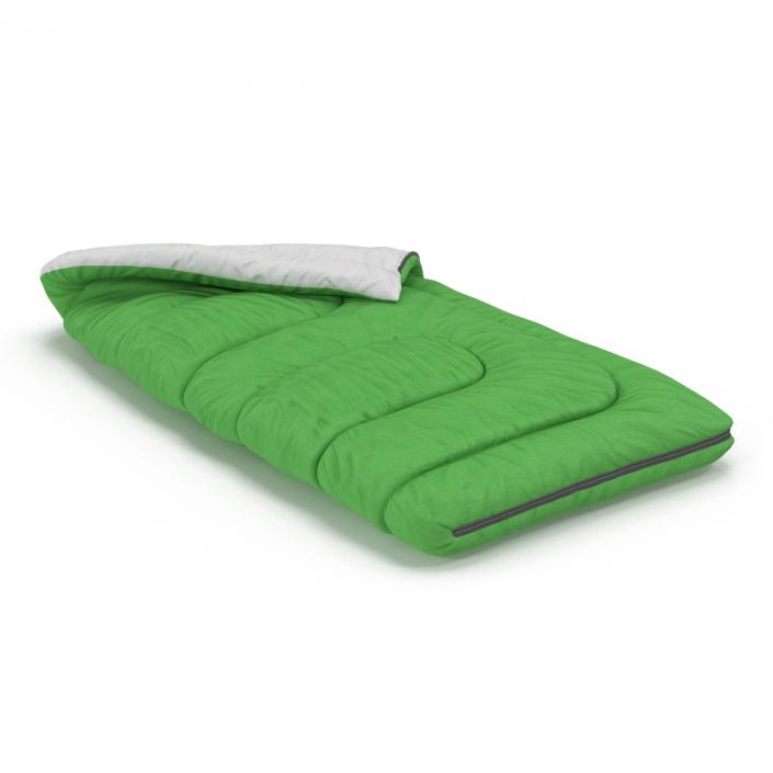 3D Sleeping Bag Green model