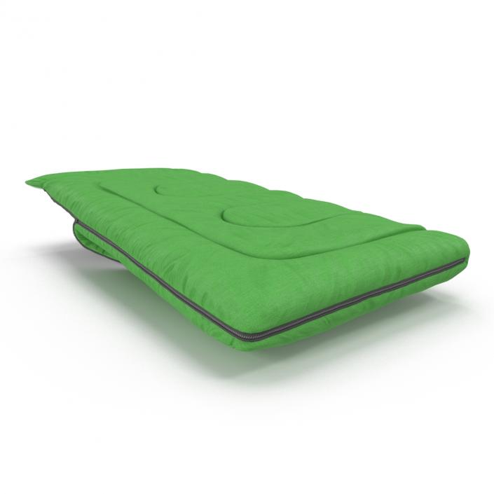 3D Sleeping Bag Green model