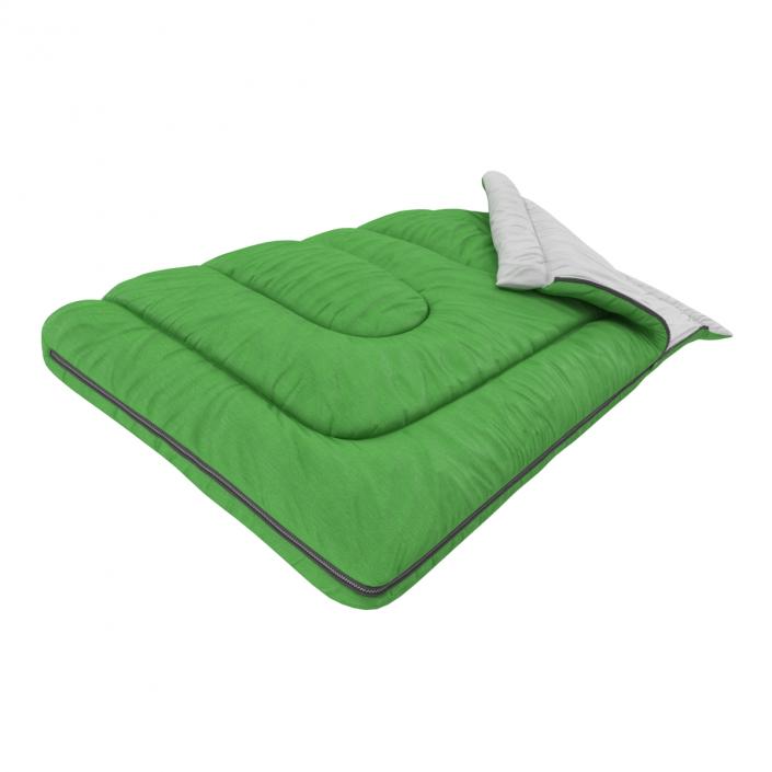 3D Sleeping Bag Green model