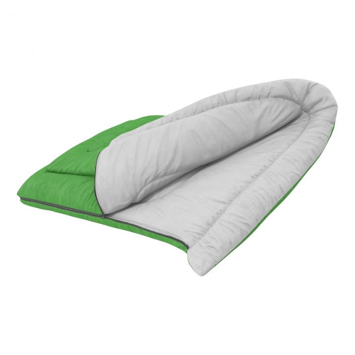 3D Sleeping Bag Green model