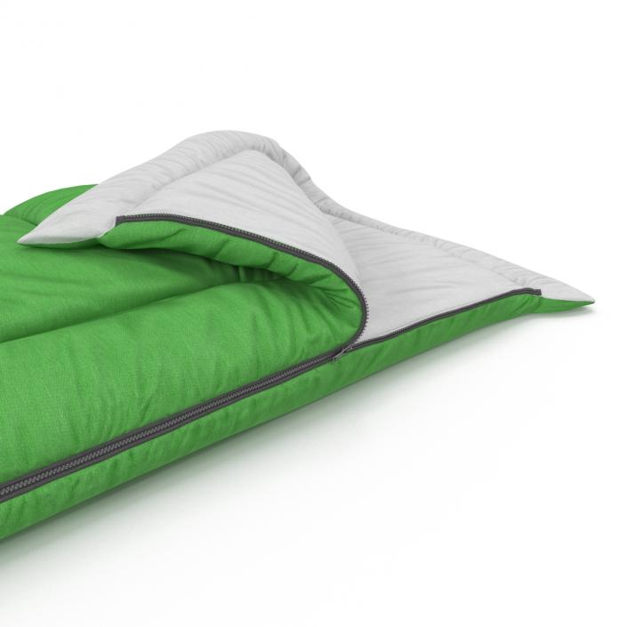 3D Sleeping Bag Green model