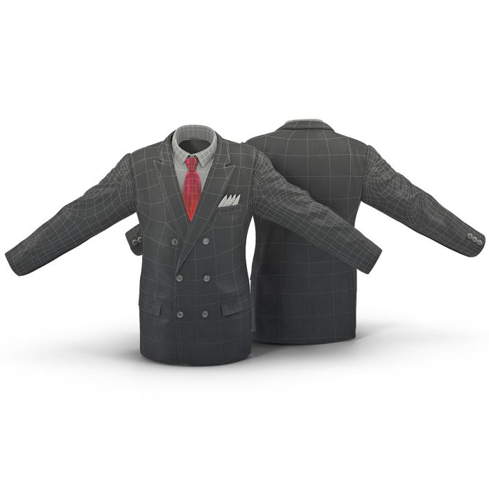 3D Mens Suit Jacket 4 model