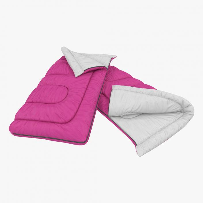 Sleeping Bag Pink 3D