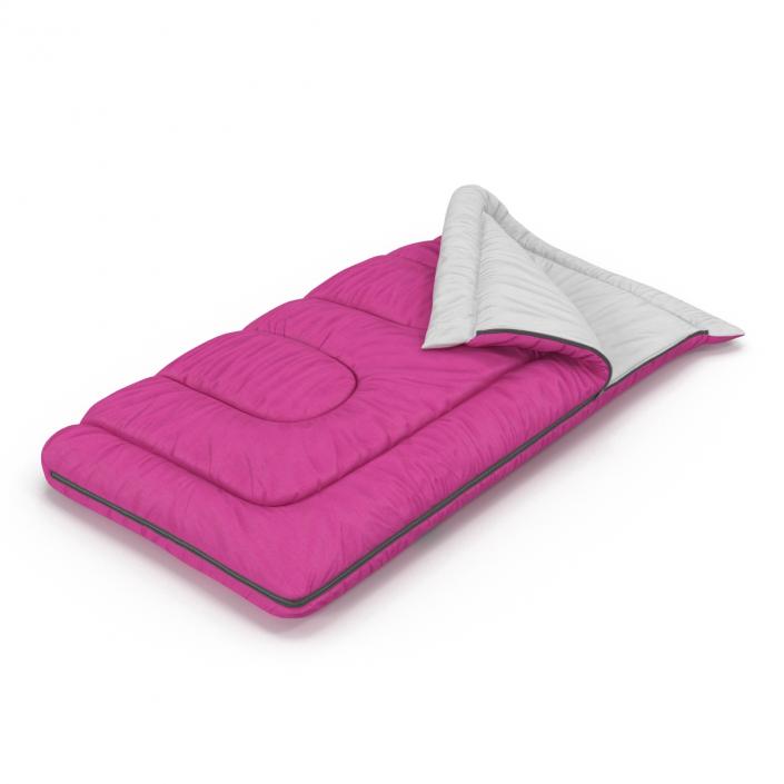 Sleeping Bag Pink 3D