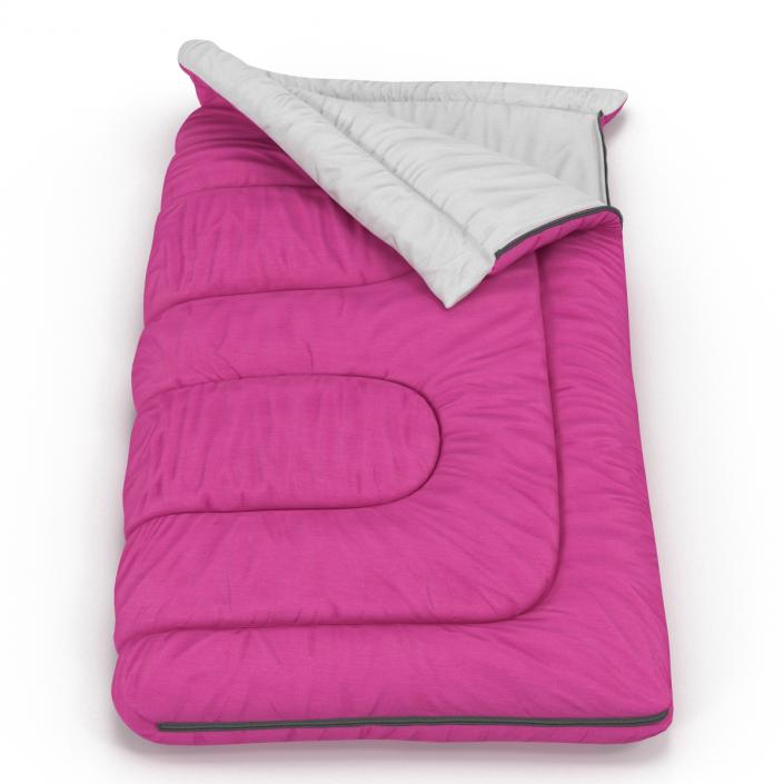 Sleeping Bag Pink 3D