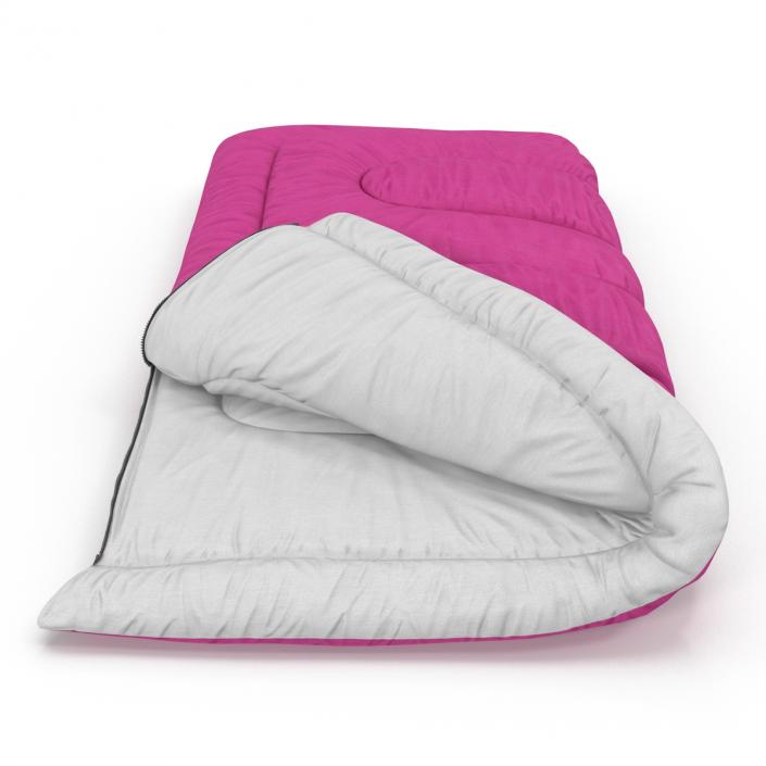 Sleeping Bag Pink 3D