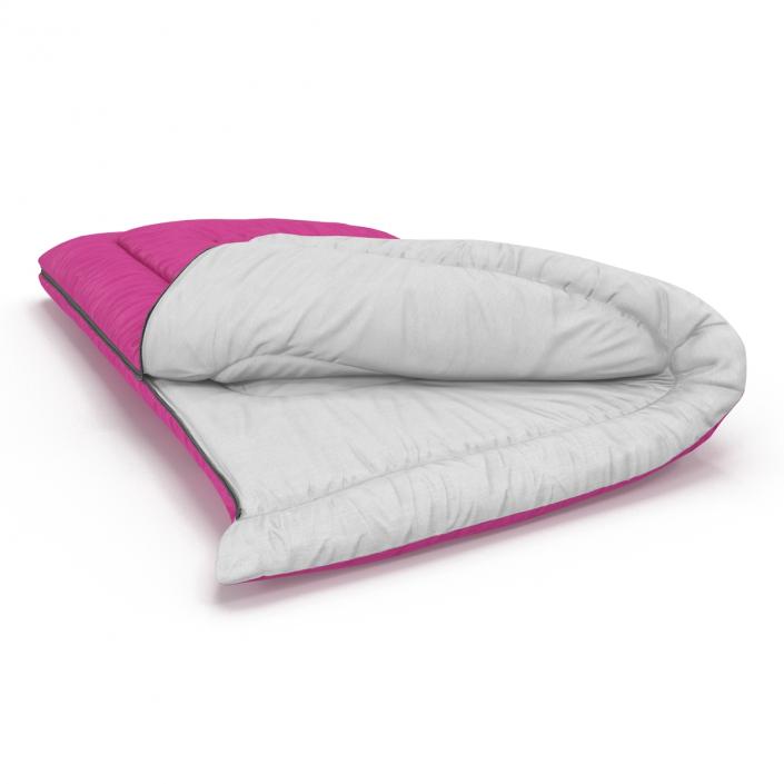 Sleeping Bag Pink 3D