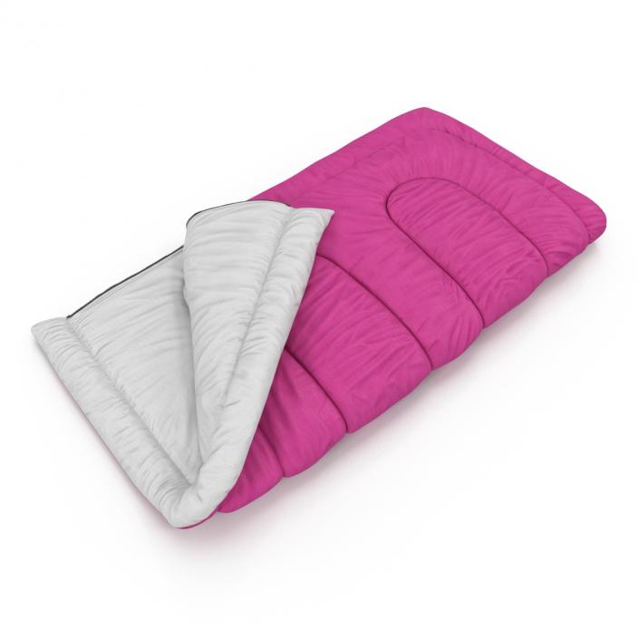 Sleeping Bag Pink 3D