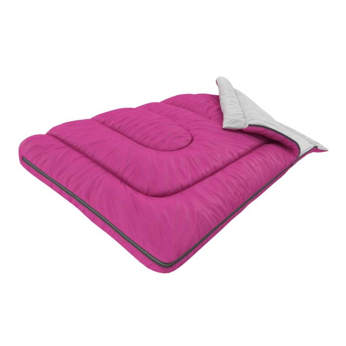 Sleeping Bag Pink 3D