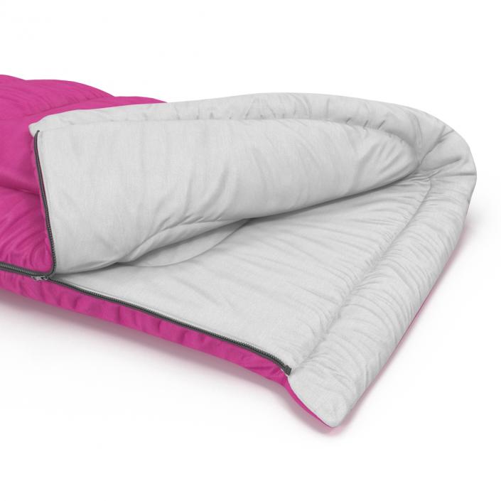 Sleeping Bag Pink 3D