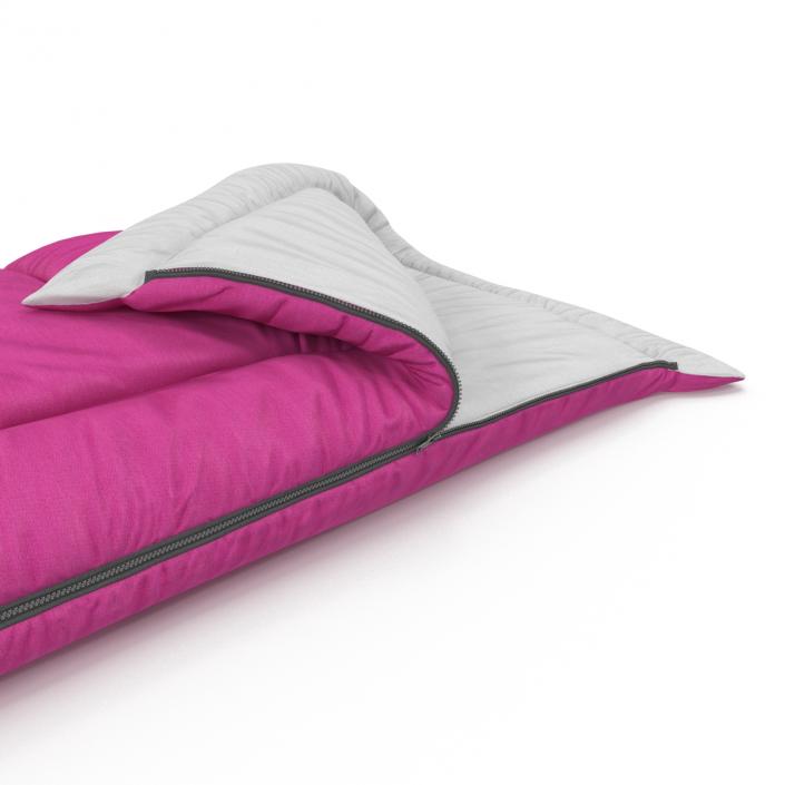 Sleeping Bag Pink 3D