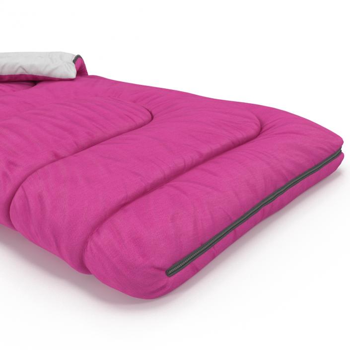 Sleeping Bag Pink 3D