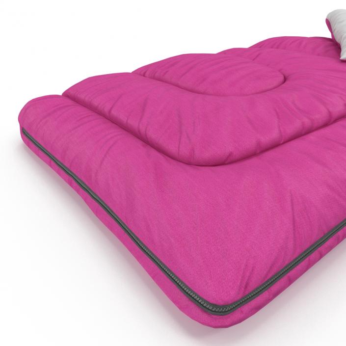 Sleeping Bag Pink 3D