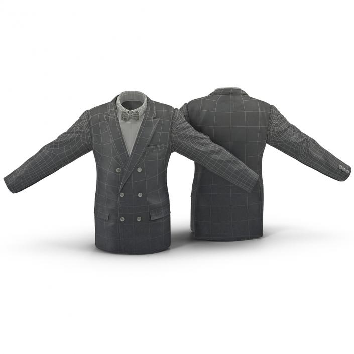 3D Mens Suit Jacket 6 model