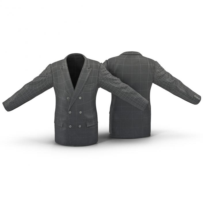 3D Mens Suit Jacket 7 model