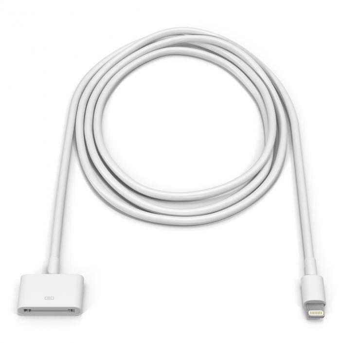 3D model Apple 30 Pin to USB Cable