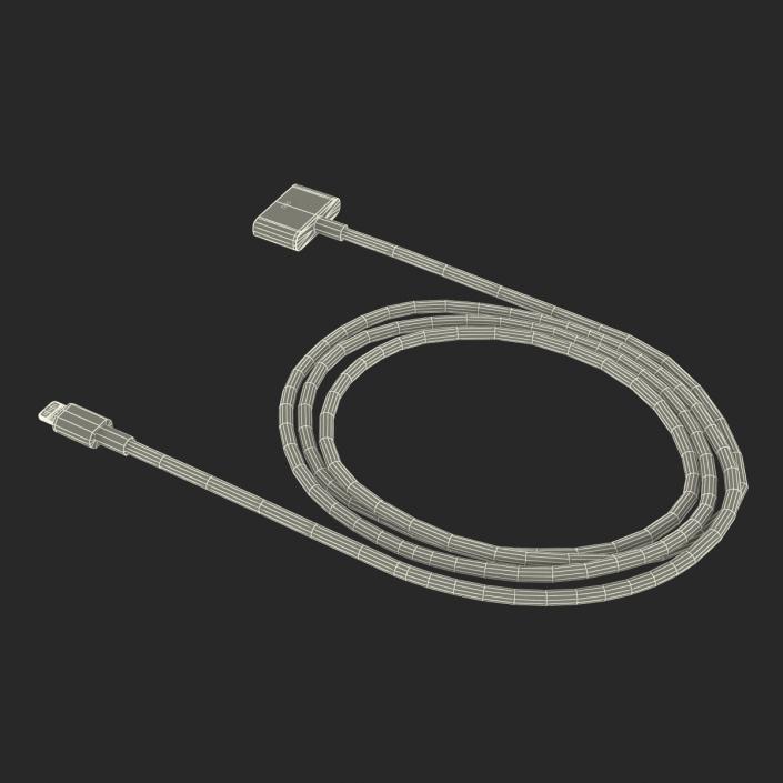 3D model Apple 30 Pin to USB Cable