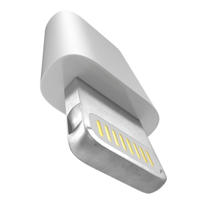 3D model Lightning to Micro USB Adapter