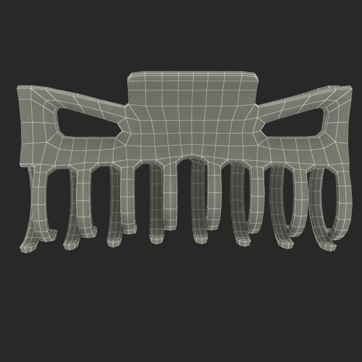 Claw Hair Clip 3D model