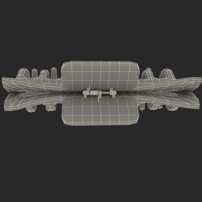 Claw Hair Clip 3D model