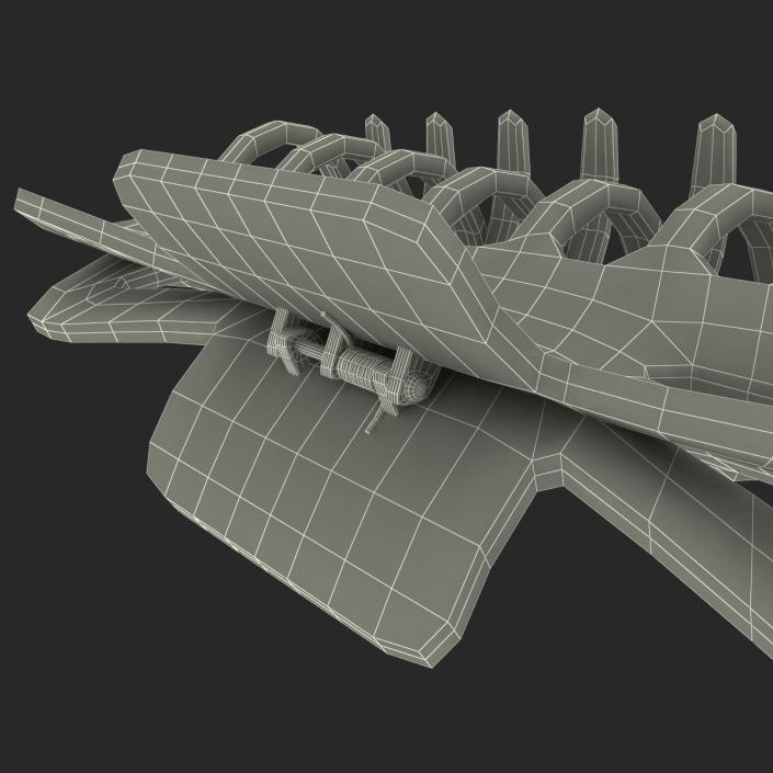 Claw Hair Clip 3D model