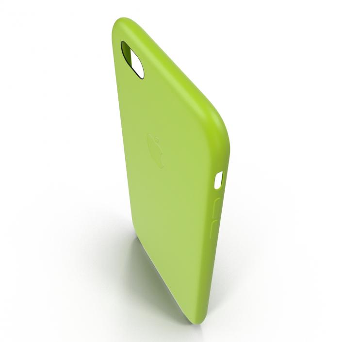 3D iPhone 6 Plus Silicone Case Green model