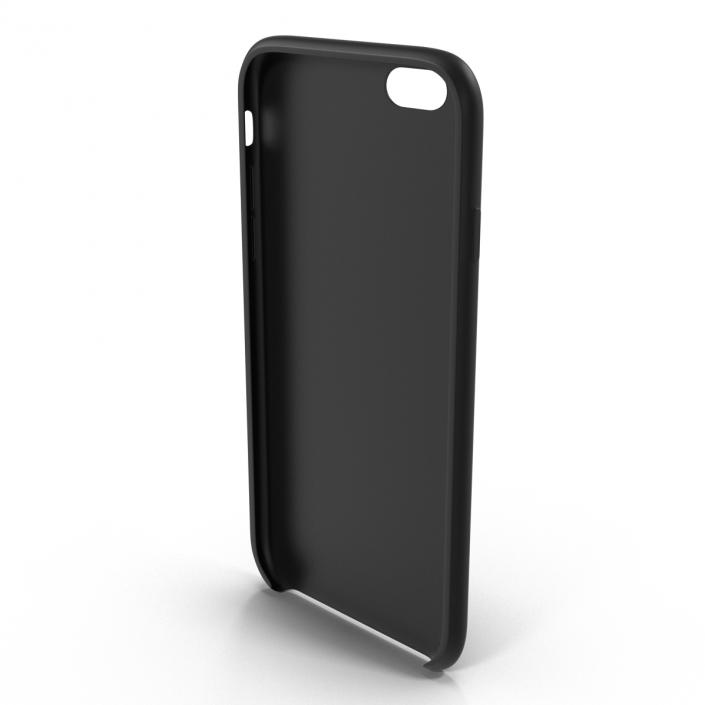 3D iPhone 6 plus Silicone Case Black model