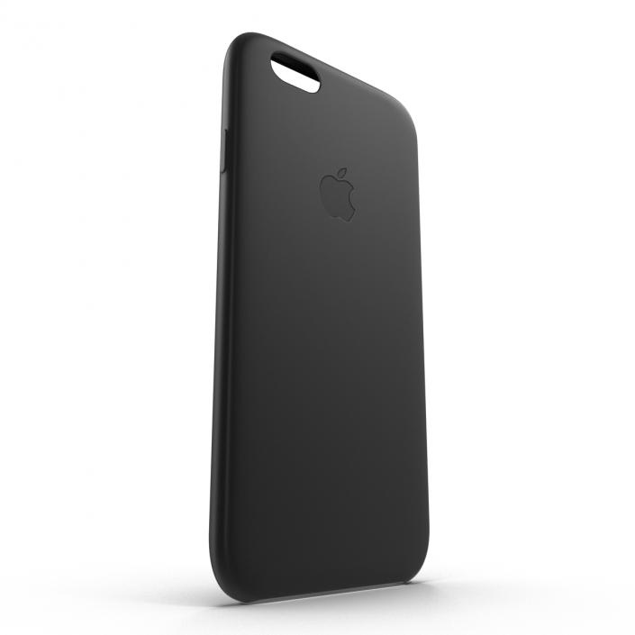 3D iPhone 6 plus Silicone Case Black model