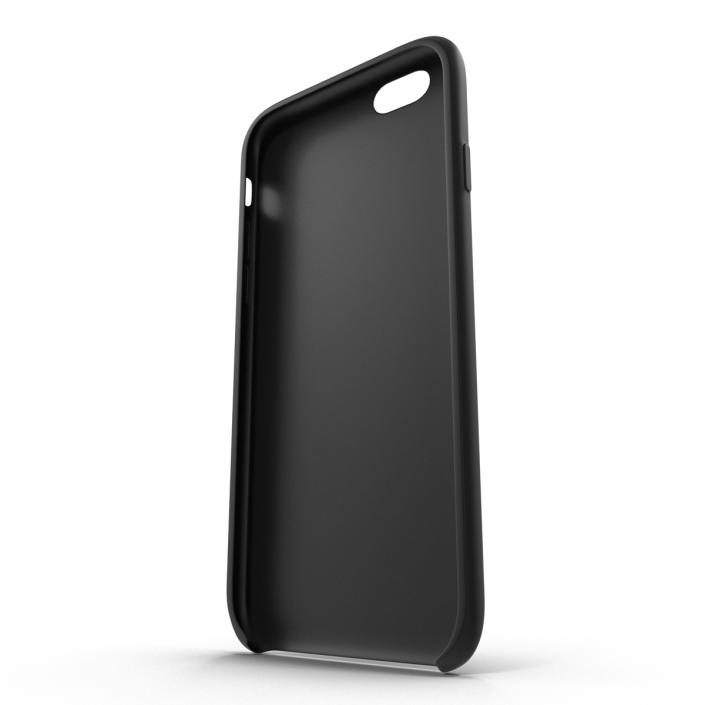 3D iPhone 6 plus Silicone Case Black model