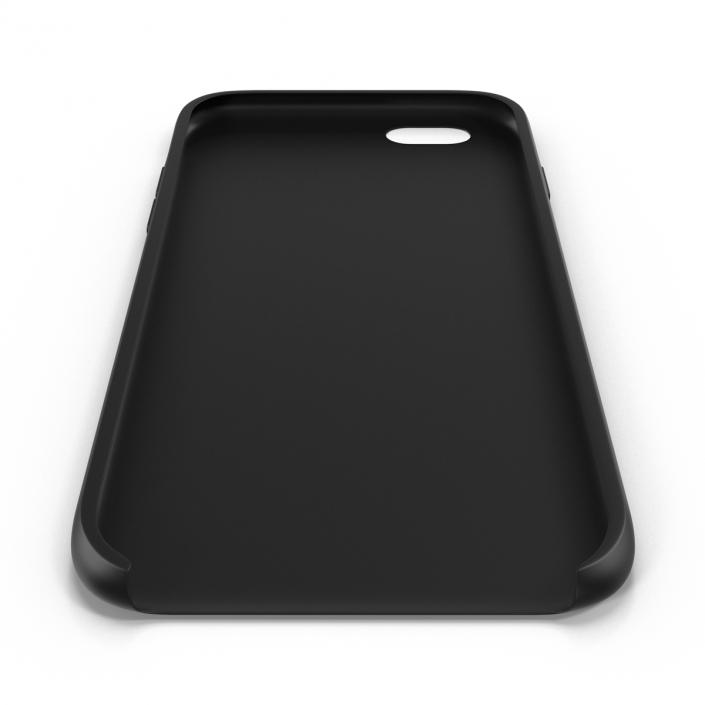 3D iPhone 6 plus Silicone Case Black model