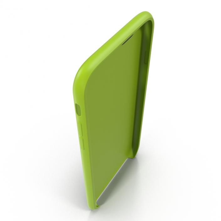 3D iPhone 6 Silicone Case Green model