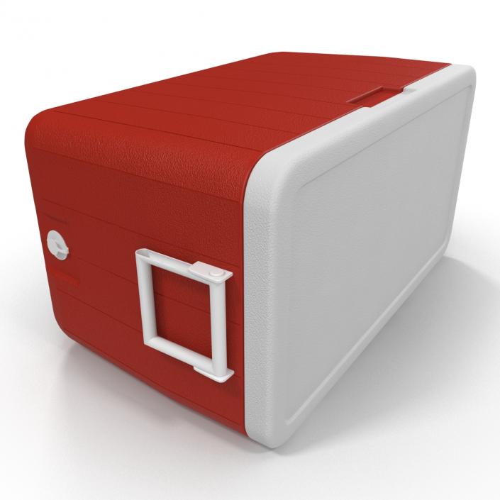 48 Quart Cooler Red 3D model