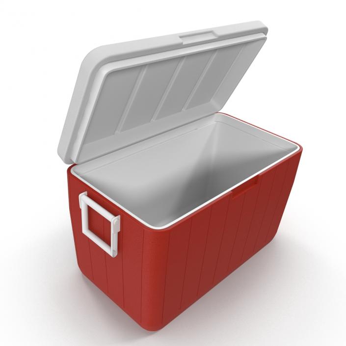 48 Quart Cooler Red 3D model