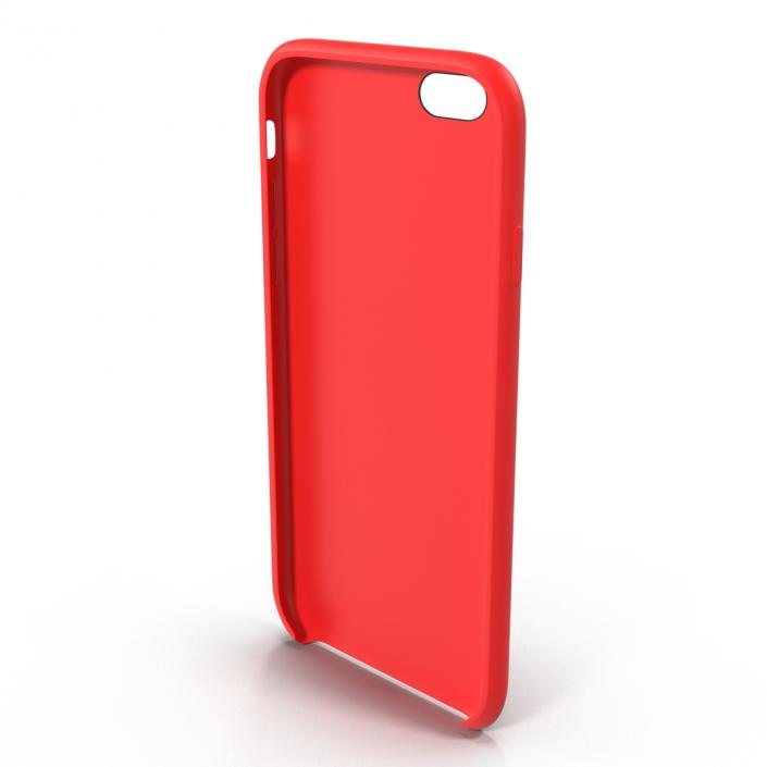 3D iPhone 6 Silicone Case Red