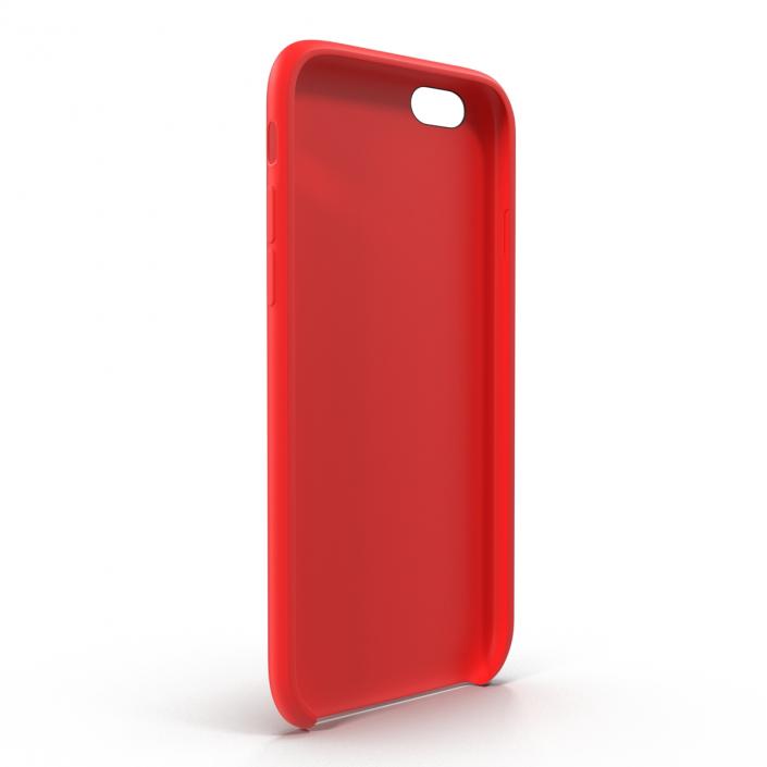 3D iPhone 6 Silicone Case Red