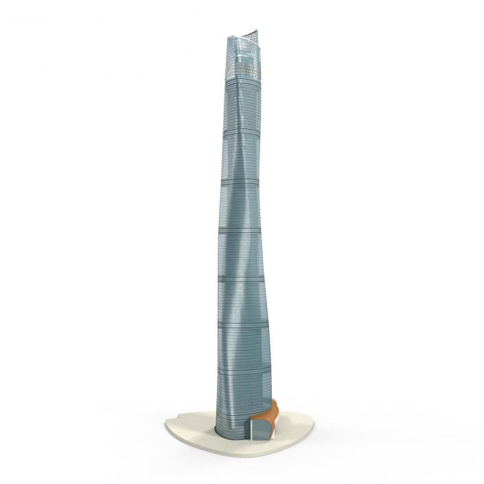 3D model Shanghai Tower China